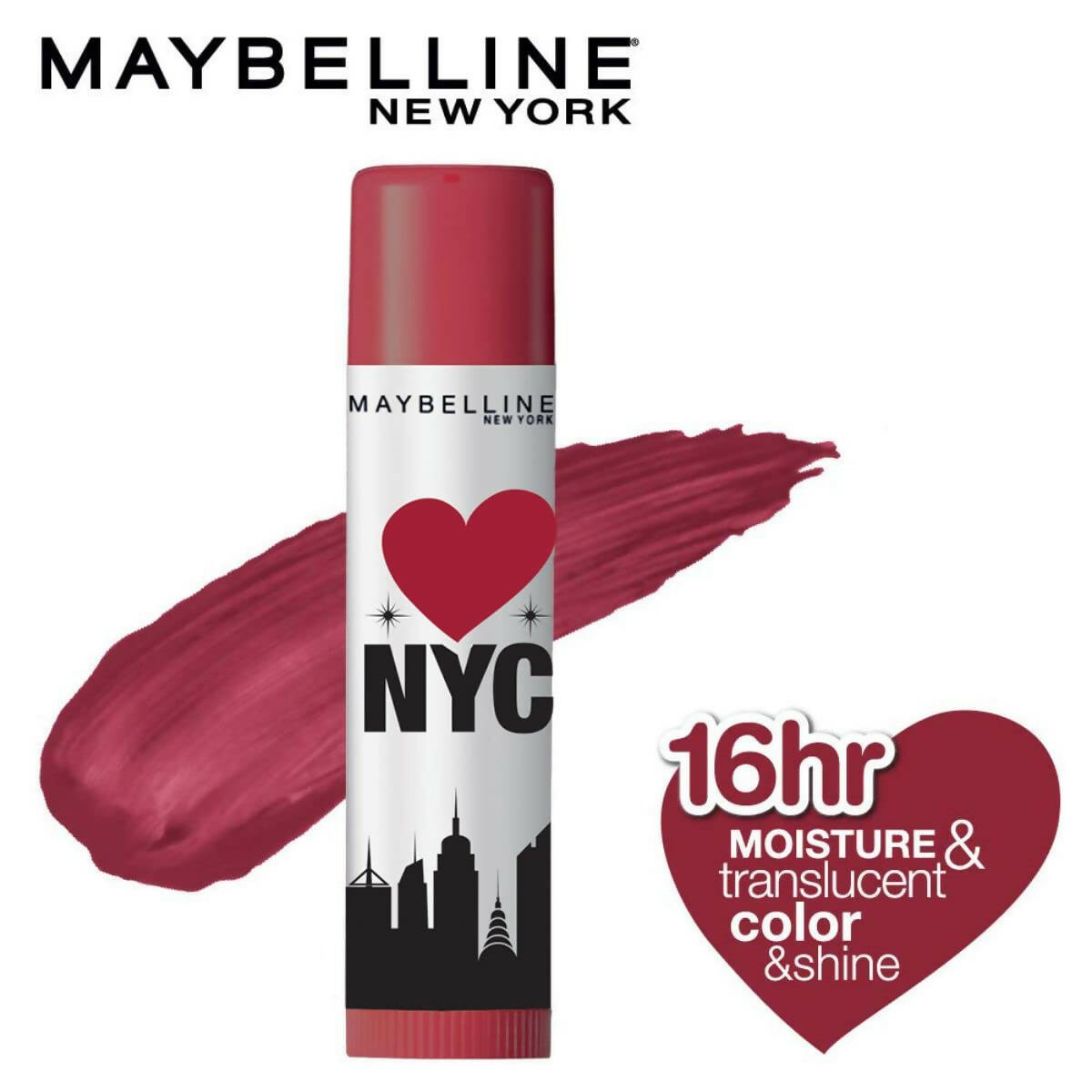 Maybelline New York Baby NYC Lip Balm - Highline Wine | Grocsy