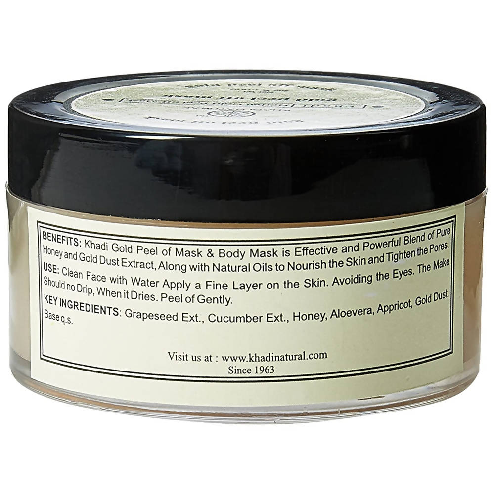 Khadi Natural Gold Peel off Mask | Grocsy