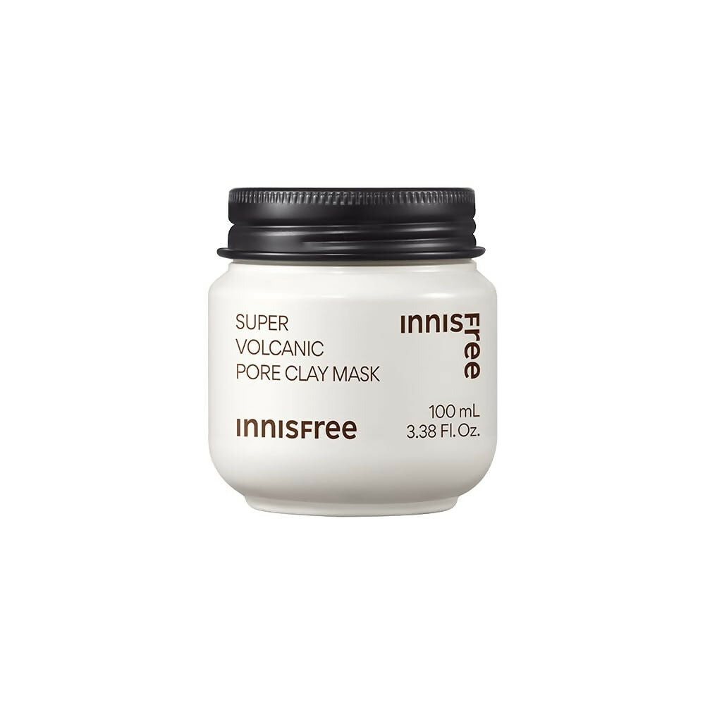 Innisfree Super Volcanic Pore Clay Mask 2X & Green Tea Foam Cleanser Combo | Grocsy