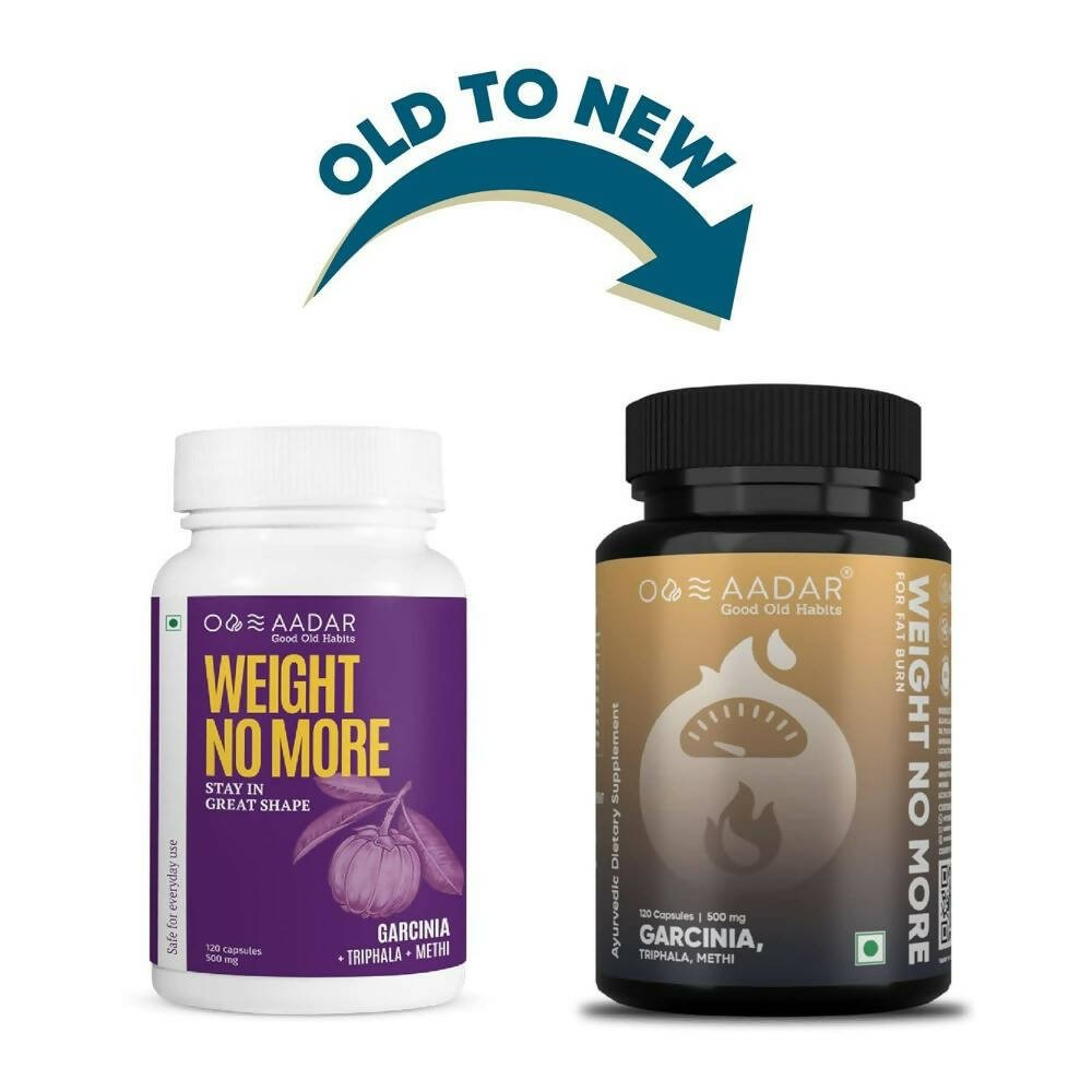 Aadar Weight No More Garcinia, Triphala, Methi Capsules | Grocsy