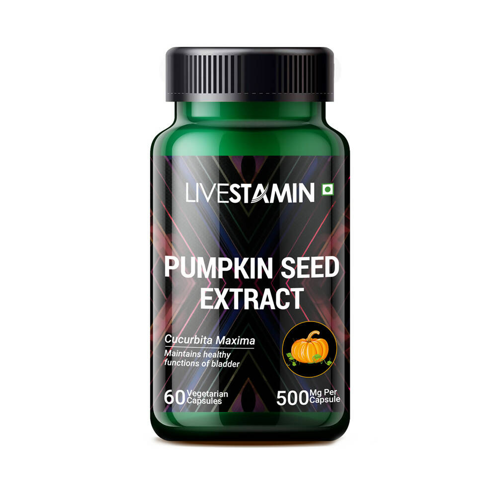 Livestamin Pumpkin Seed Extract Capsules | Grocsy