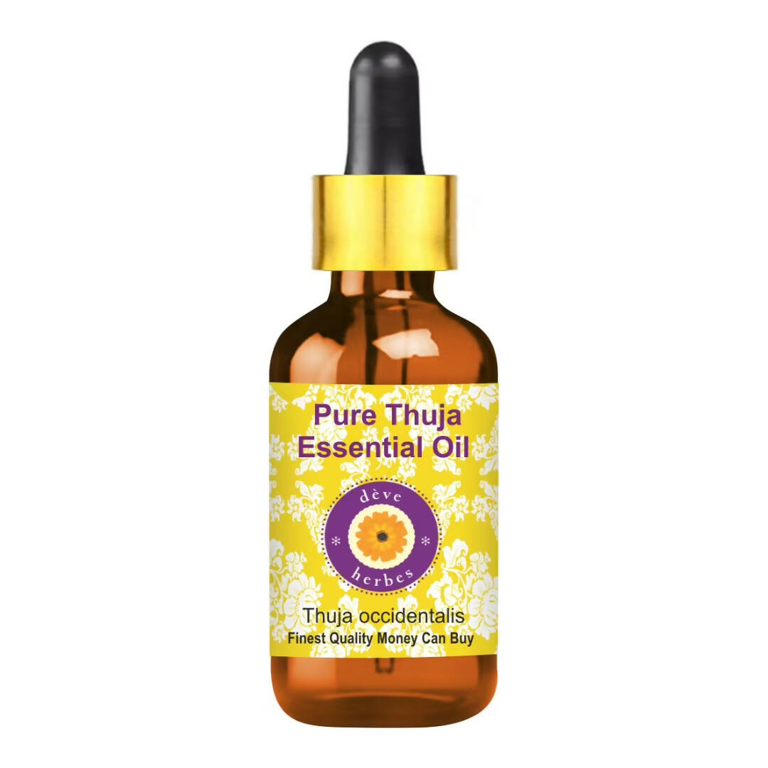 Deve Herbes Pure Thuja Essential Oil | Grocsy
