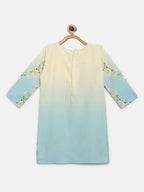 Ahalyaa Multi Crepe Printed Kids Kurta Sharara Sets With Dupatta For Girls | Grocsy