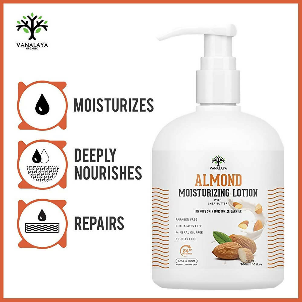Vanalaya Almond Moisturizing Lotion | Grocsy