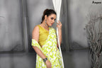 Aayaa Designer Printed Georgette Saree - Multi Color | Grocsy