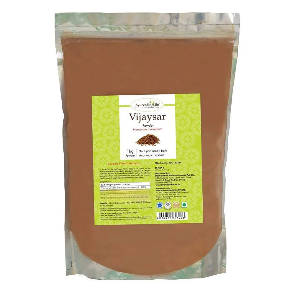 Ayurvedic Life Vijaysar Powder | Grocsy