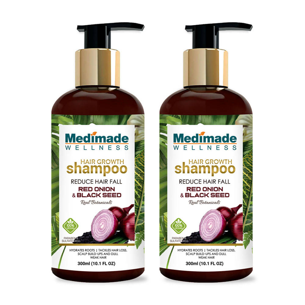 Medimade Wellness Red Onion and Black Seed Hair Growth Shampoo | Grocsy