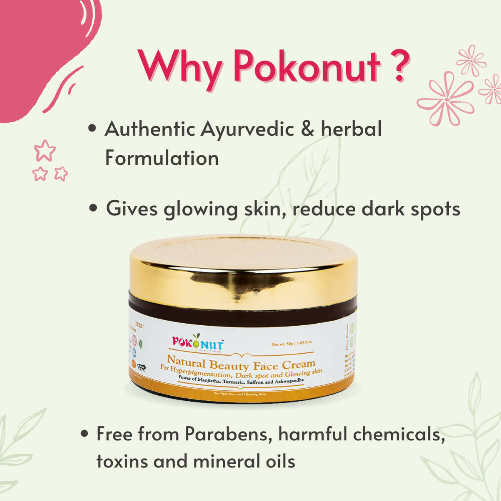 Pokonut Natural Beauty Face Cream | Grocsy