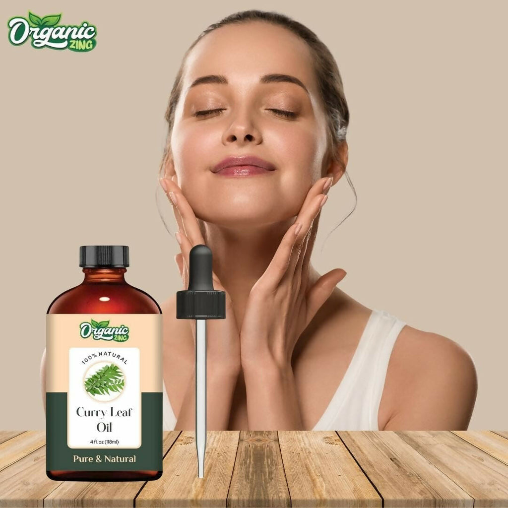 Organic Zing Curry Leaf Oil (Murraya koenigii) Oil | Grocsy