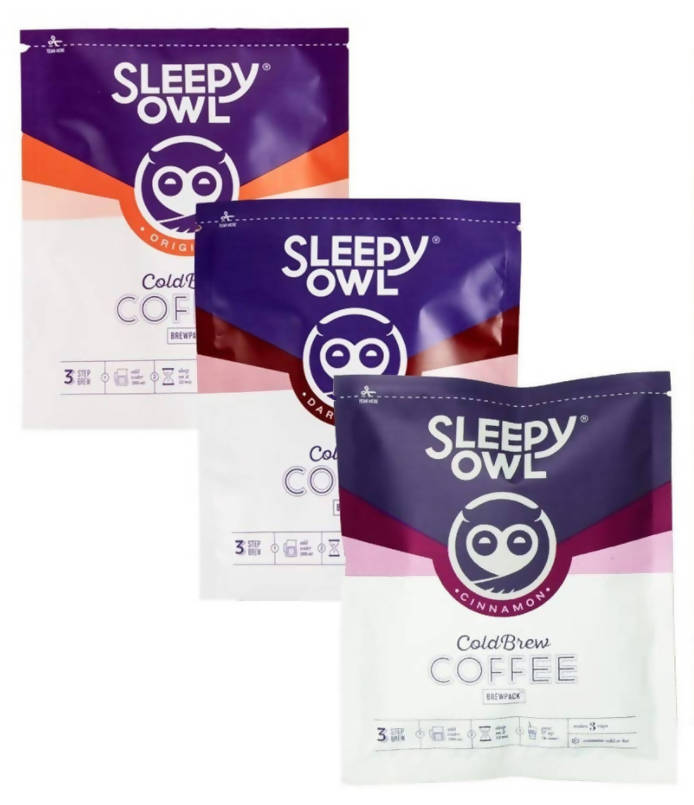 Sleepy Owl Cold Brew Coffee Combo | Grocsy