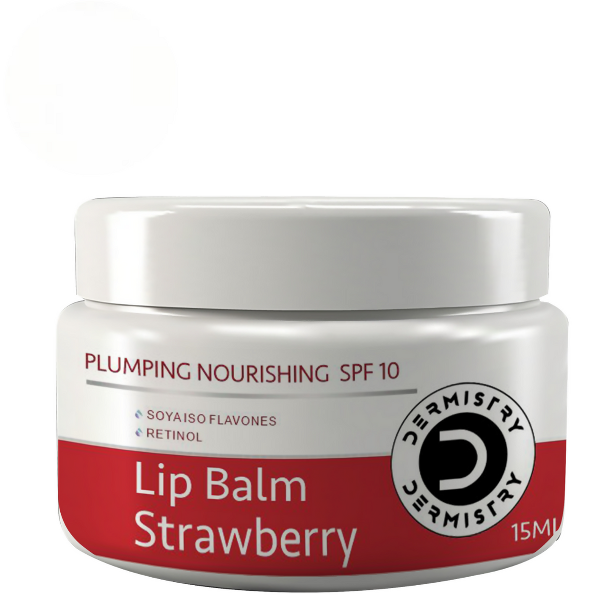 Dermistry Strawberry Lip Care Tint Balm Plumping Nourishing Retinol SPF 10 for Glossy Lips | Grocsy