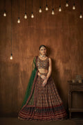 Wedding Designer Multi Georgette Lehenga Choli - Anbazaar | Grocsy