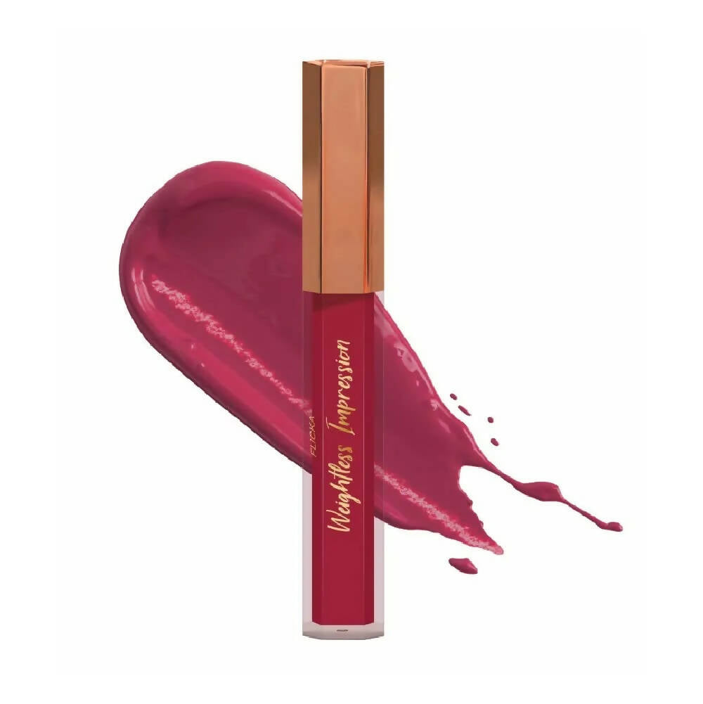 FLiCKA Weightless Impression 11 November - Pink Matte Finish Liquid Lipstick | Grocsy