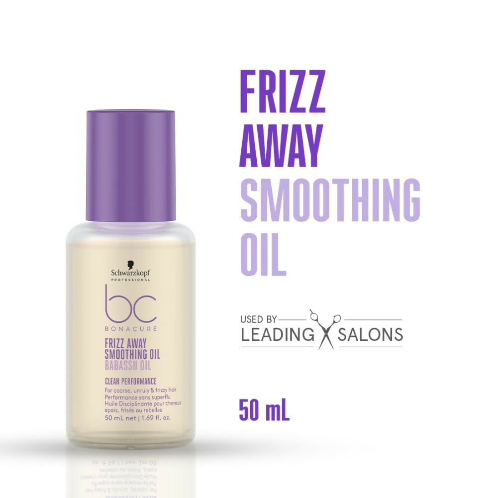 Schwarzkopf Professional Bonacure Frizz Away Smoothing Oil with Babassu Oil | Grocsy