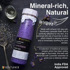 Soulflower Aromatherapy Essential Oil Lavender Bath Salt | Grocsy