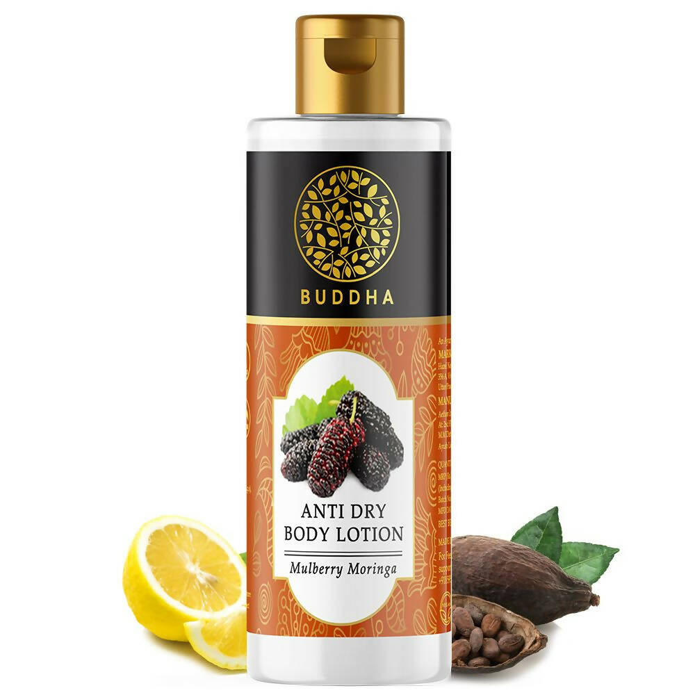 Buddha Natural Anti Dry Body Lotion - Helps Restore Moisture Nourishes & Hydrates Skin | Grocsy