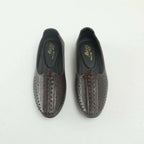 Tiny Bugs Boys Party & Ethnic Wear Mojari - Dark Brown | Grocsy