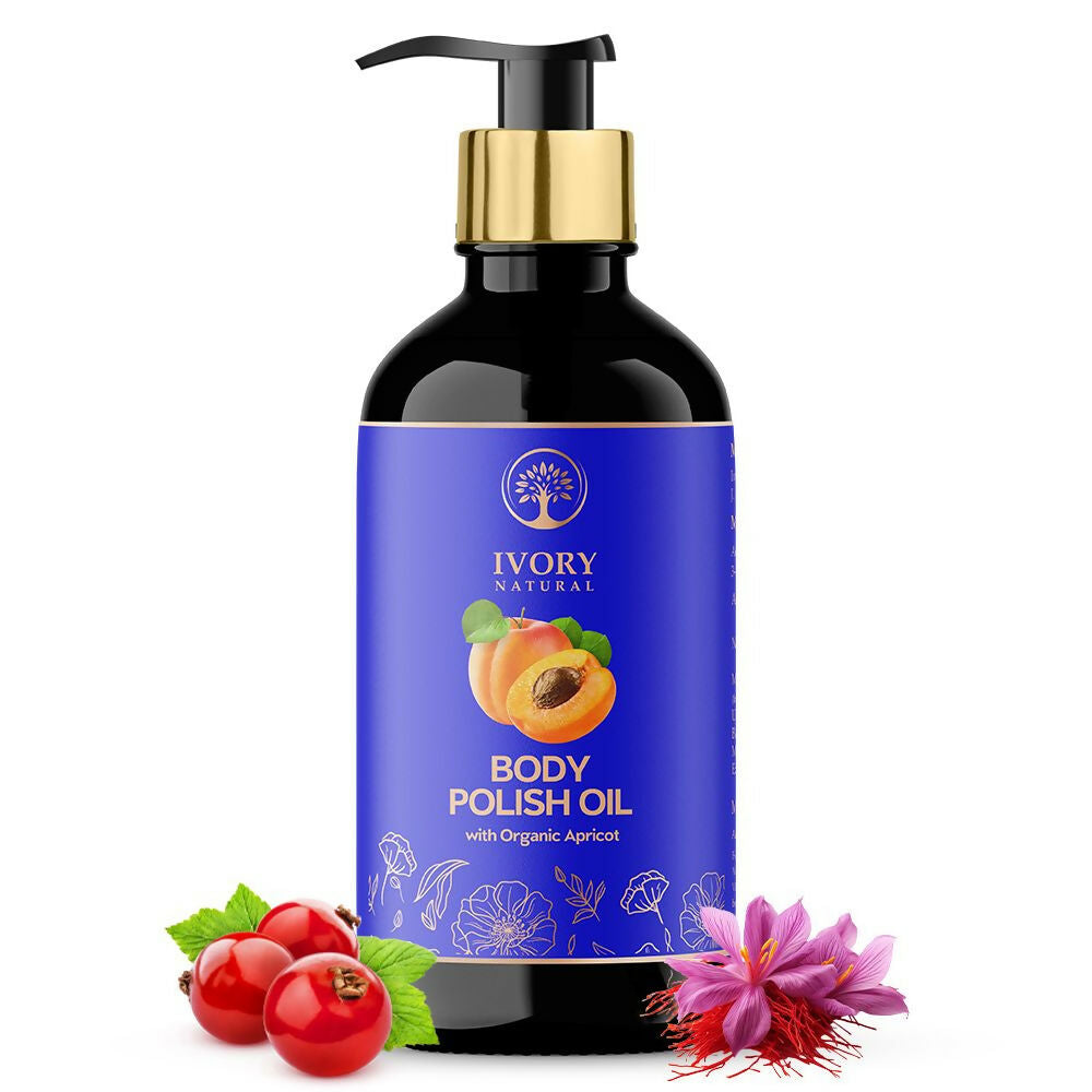 Ivory Natural Body Polish Oil For Exfoliate, Hydrate, & Renew For Radiant Results | Grocsy