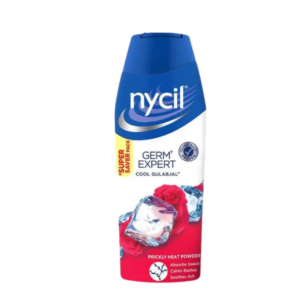 Nycil Germ Extert Cool Gulabjal Prickly Heat Talcum Powder | Grocsy