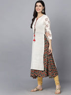 HERE&NOW Women Ethnic Motifs Printed Kurta | Grocsy