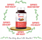 Bliss Welness Heart Health Omega 3 6 9 Softgel Capsule | Grocsy