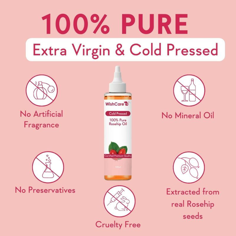 Wishcare 100% Pure Rosehip Oil | Grocsy
