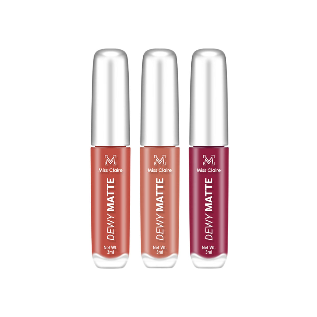 Miss Claire Dewy Matte Lip Combo Set - Day-To-Date | Grocsy
