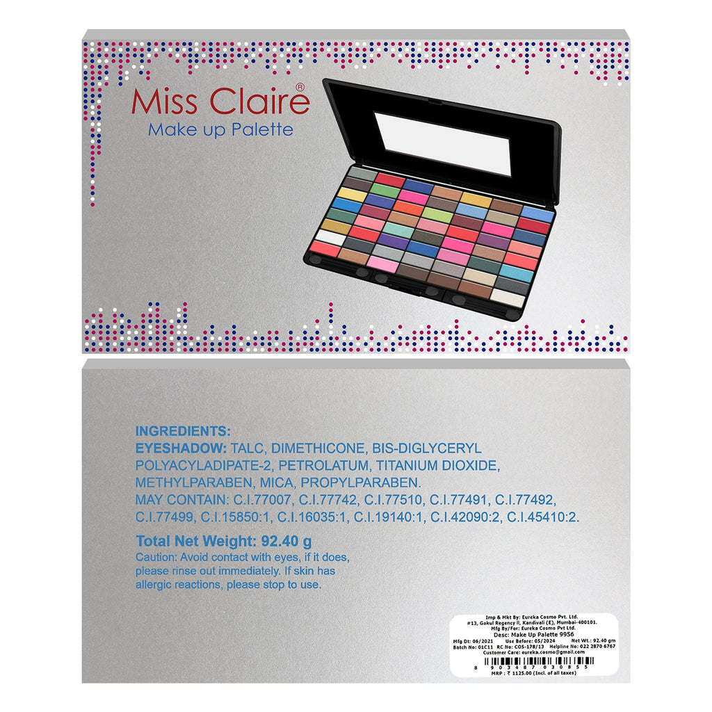 Miss Claire Make Up Palette 9956 (Make Up Kit) | Grocsy