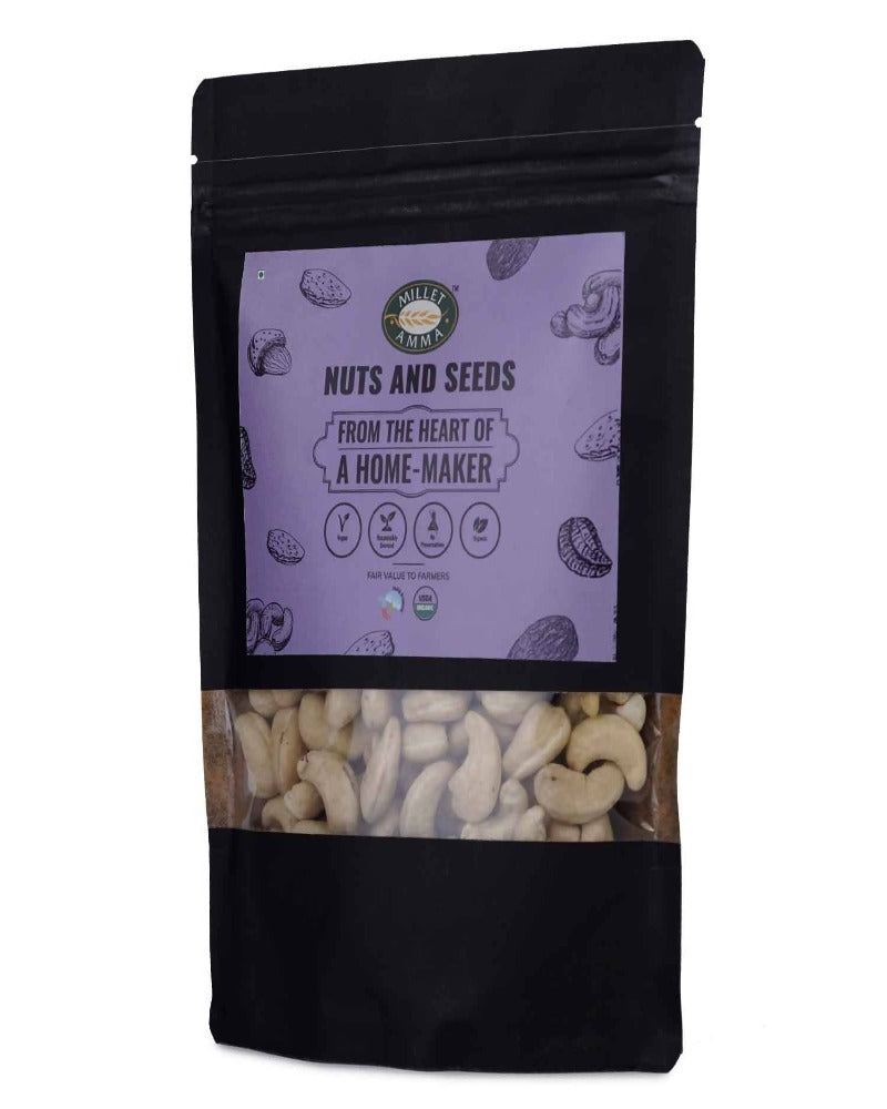 Millet Amma Organic Cashew Nuts | Grocsy
