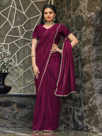Tikhi Imli Abstract Printed Ready to Wear Saree | Grocsy