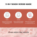 The Skin Story 3 in 1 Multi Action Face Mask, Scrub & Wash | Grocsy