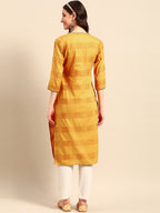 Sangria Embellished Cotton Kurta | Grocsy