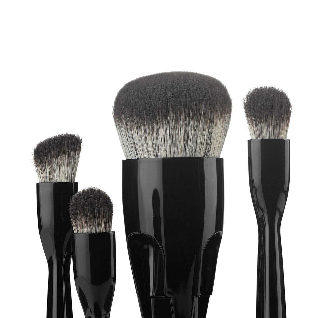 PAC Studio 4-IN-1 Magnetic Makeup Brush - Innovative Compact Handle, Travel Friendly, High Quality Bristles | Grocsy