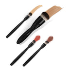 PAC Studio 4-IN-1 Magnetic Makeup Brush - Innovative Compact Handle, Travel Friendly, High Quality Bristles | Grocsy