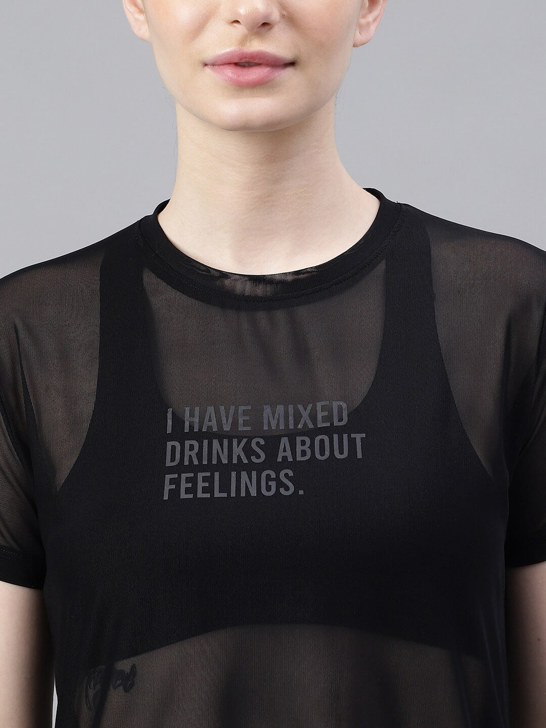 MKH Typography Printed Dri-FIT Relaxed Fit Gym T-shirt | Grocsy