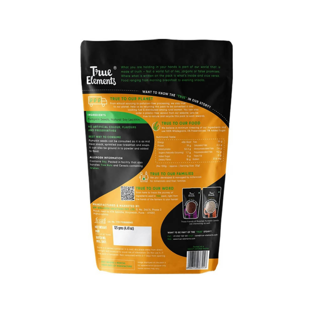 True Elements Roasted Pumpkin Seeds | Grocsy