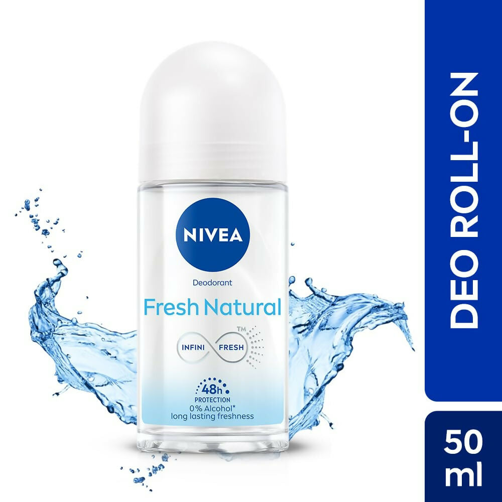 Nivea Fresh Natural Roll On 48 H Smooth & Beautiful Underarms For Women | Grocsy
