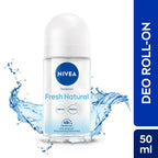 Nivea Fresh Natural Roll On 48 H Smooth & Beautiful Underarms For Women | Grocsy