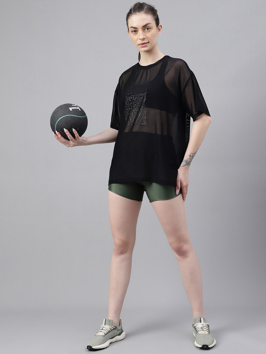 MKH Typography Printed Dri FIT Relaxed Fit Sports T-shirt | Grocsy