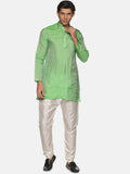 Sethukrishna Men Green Kurta with Pyjamas | Grocsy
