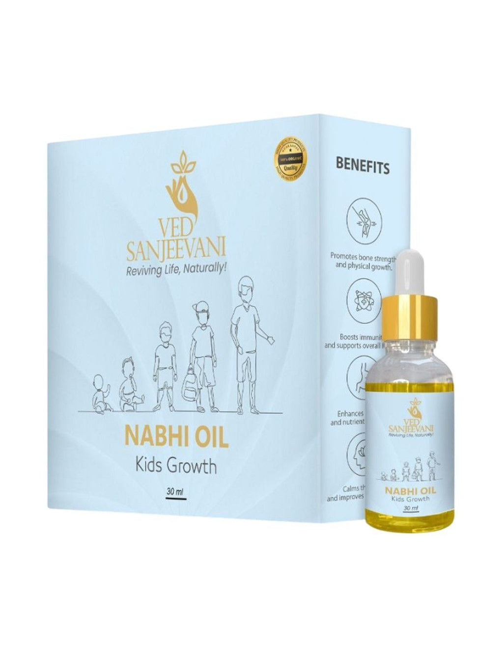 Ved Sanjeevani Kids Nabhi Oil | Grocsy