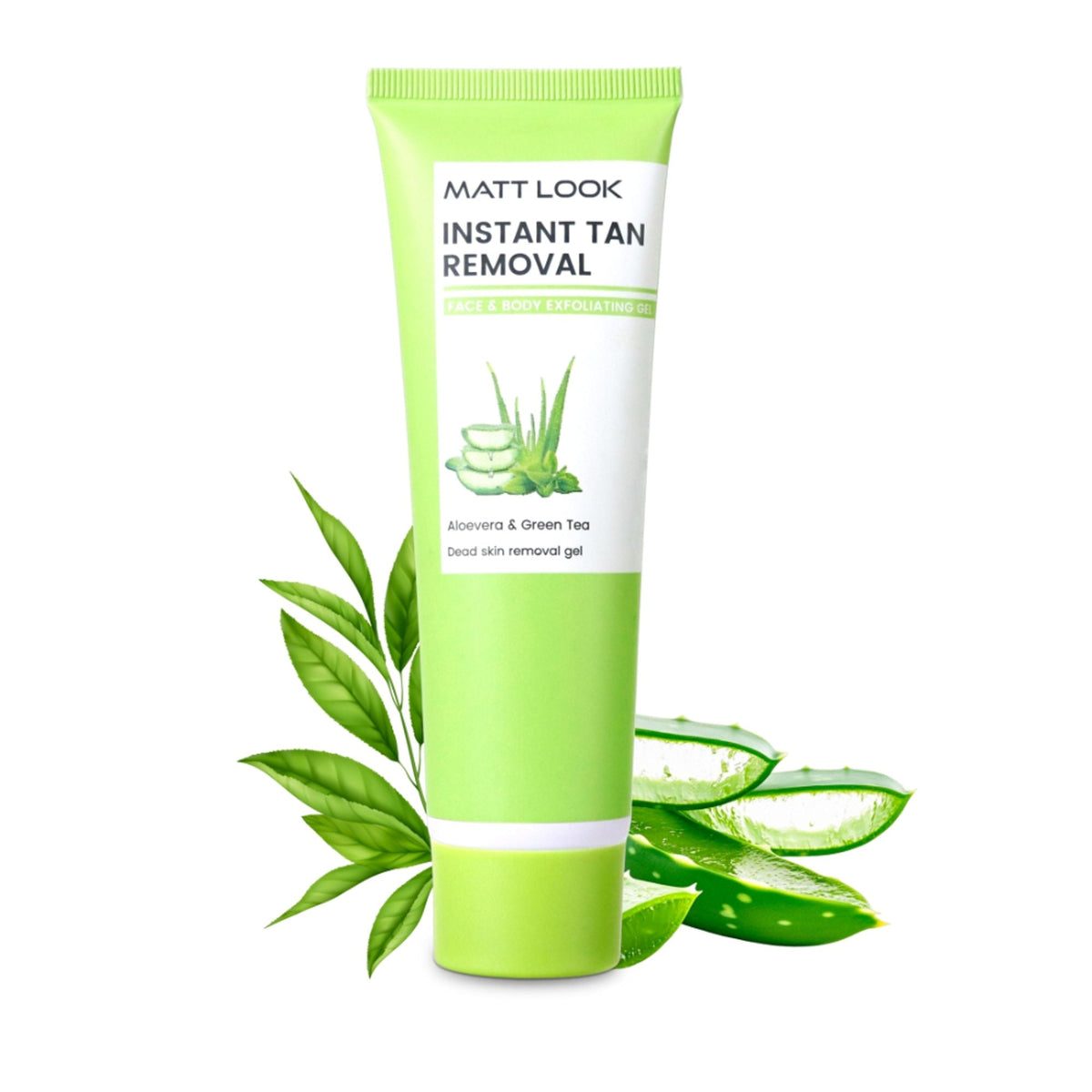 Matt Look Instant Tan Removal With Aloevera & Green Tea | Grocsy