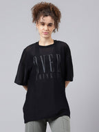 MKH Typography Printed Relaxed Fit Sheer Dri-FIT T-shirt | Grocsy