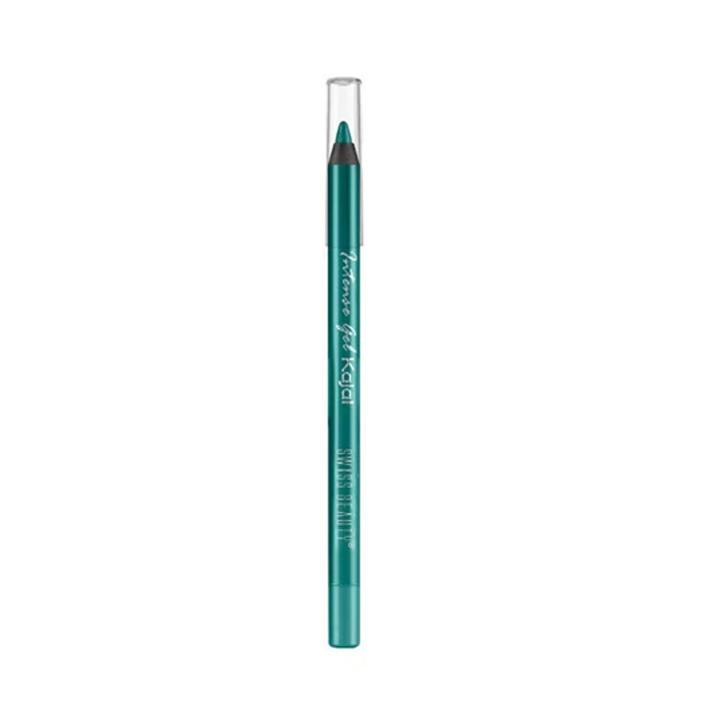 Swiss Beauty Intense Gel Kajal 12-Hour Stay Smudge-Proof with Sharpener - 8904325004441_11turquoise | Grocsy