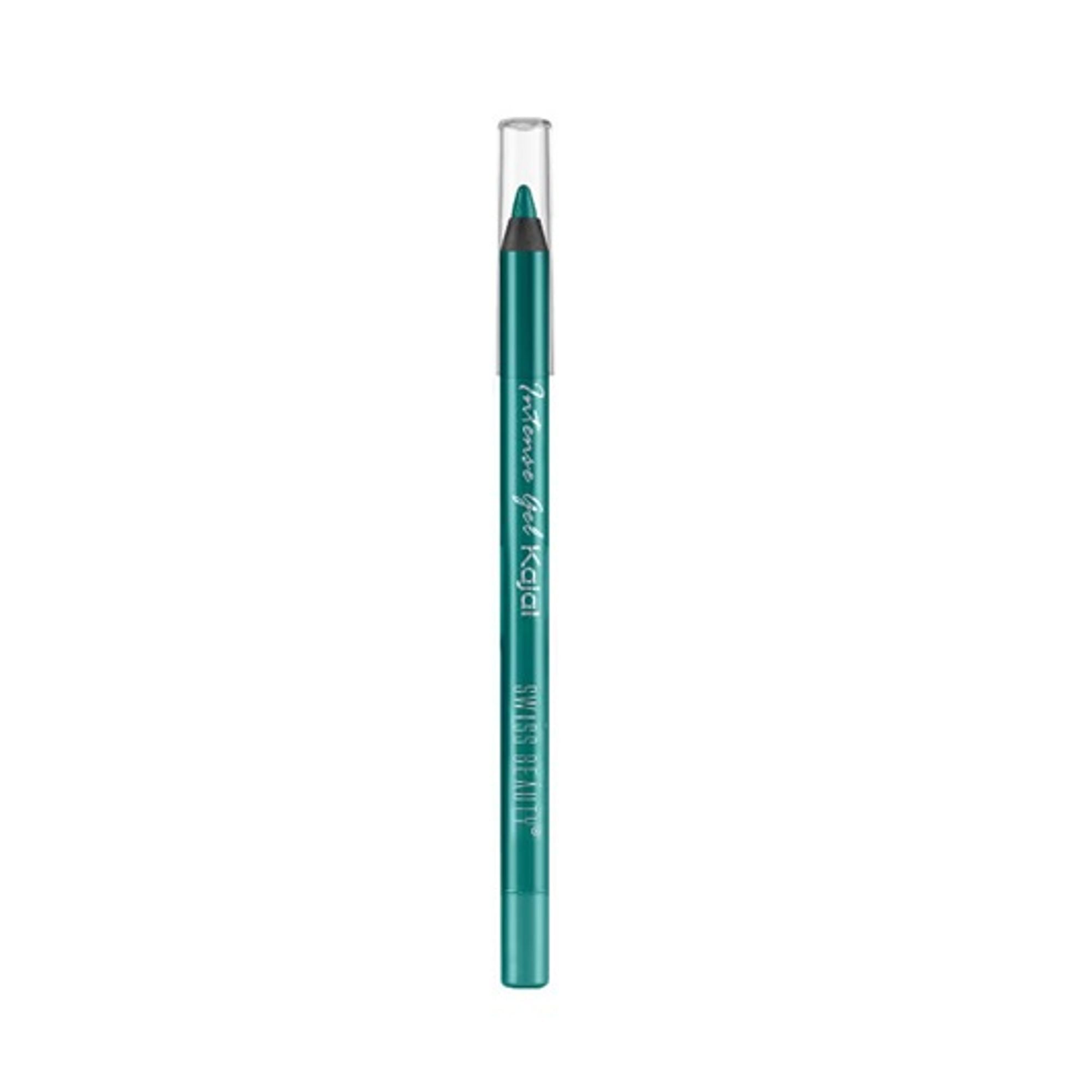 Swiss Beauty Intense Gel Kajal 12-Hour Stay Smudge-Proof with Sharpener - 8904325004441_11turquoise | Grocsy