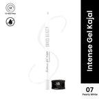 Swiss Beauty Intense Gel Kajal 12-Hour Stay Smudge-Proof with Sharpener - 8904325006926_07pearlywhite | Grocsy
