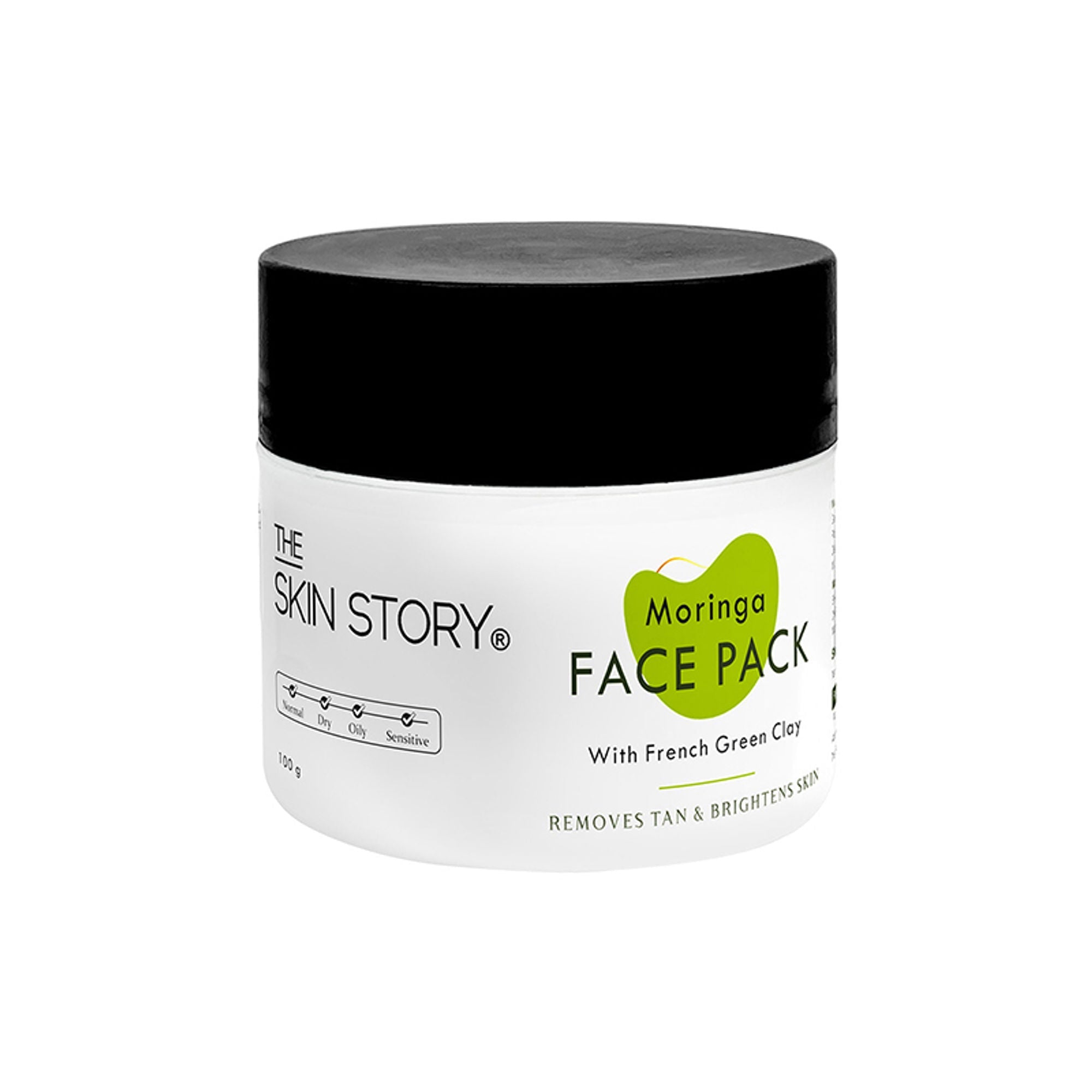 The Skin Story Moringa Face Pack For Deep Cleansing | Grocsy