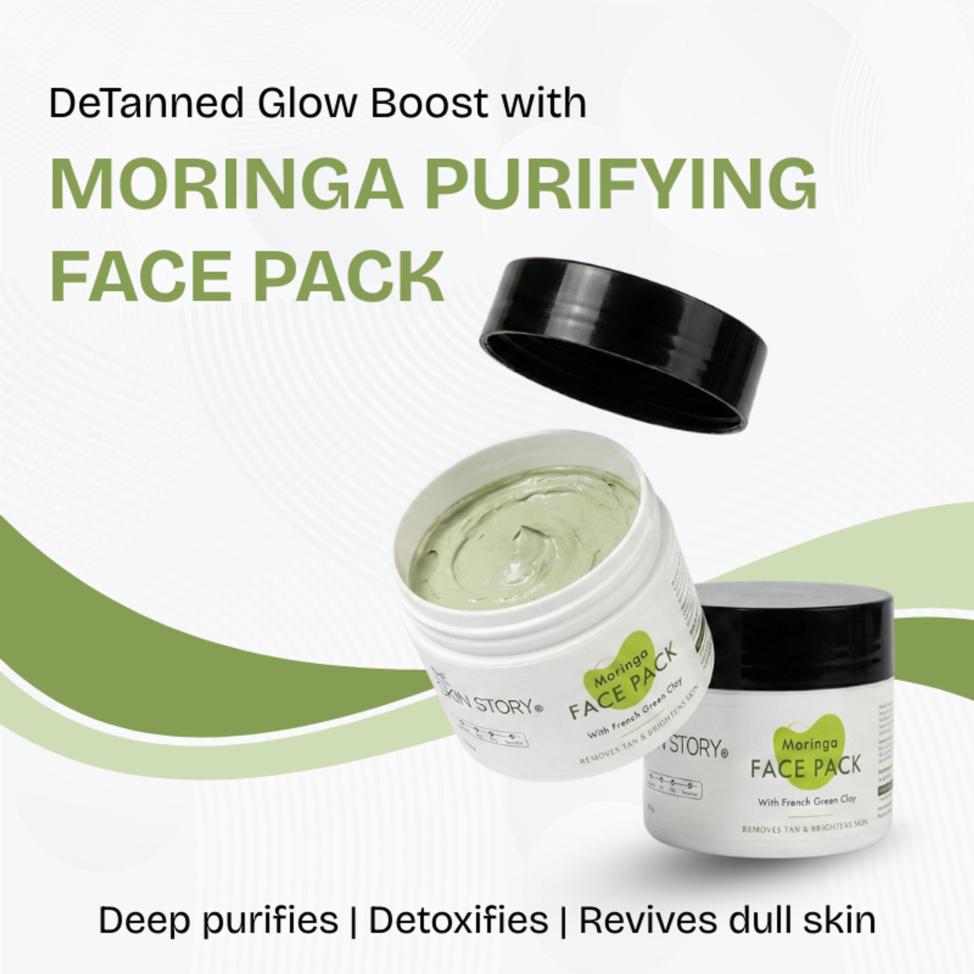The Skin Story Moringa Face Pack For Deep Cleansing | Grocsy