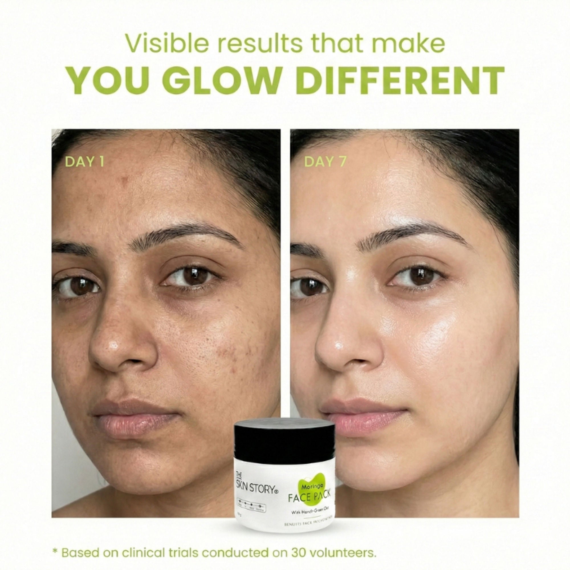 The Skin Story Moringa Face Pack For Deep Cleansing | Grocsy