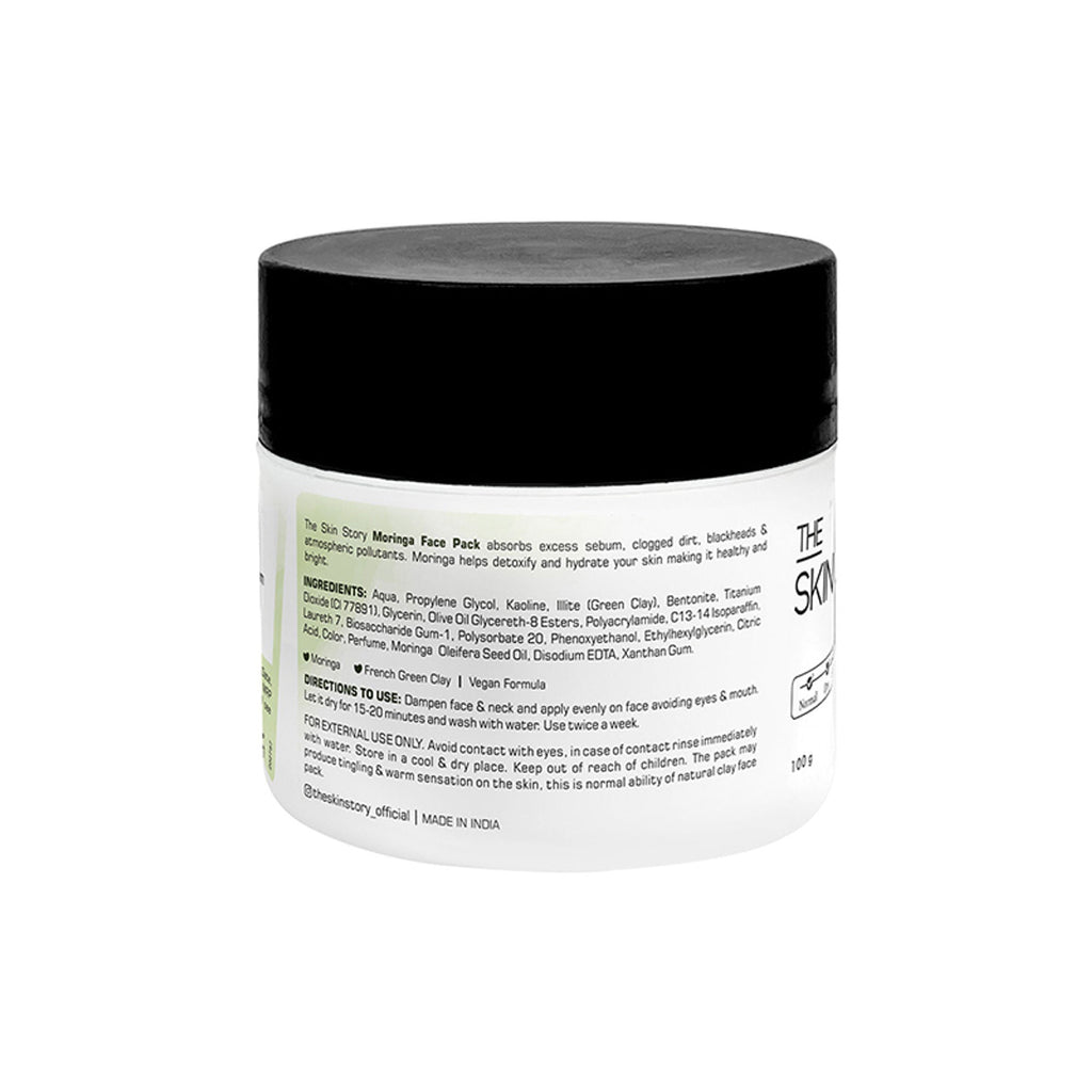 The Skin Story Moringa Face Pack For Deep Cleansing | Grocsy